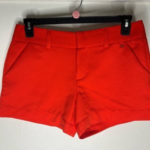Calvin Klein red shorts